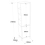 Hanah Home Armario multiusos Vı1-W Blanco